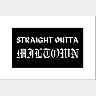 Straight Outta Miltown Milwaukee Wisconsin Compton Parody Posters and Art